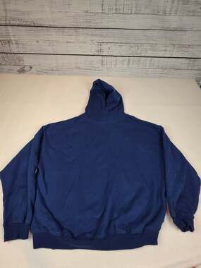 Garage Hoodie Womens L/XL Navy Blue Oversized Pullover Sweatshirt NWOT